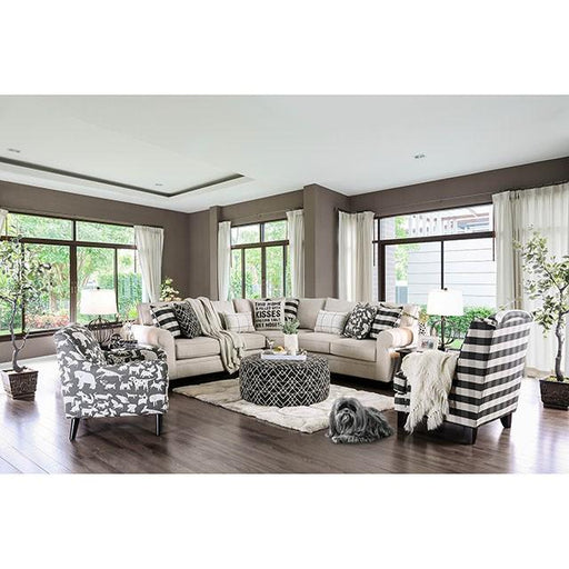 Patricia Ivory Sectional Sectional FOA East