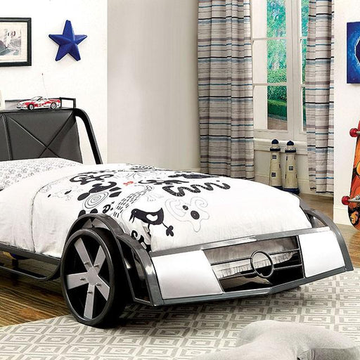 GT RACER Silver, Gun Metal Full Bed Bed FOA East