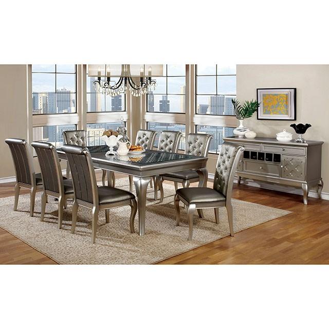 AMINA Champagne 84" Dining Table Dining Table FOA East