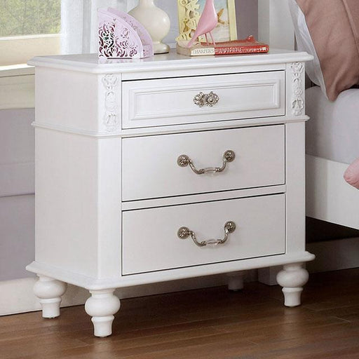 BELVA Night Stand w/ USB Outlet Nightstand FOA East
