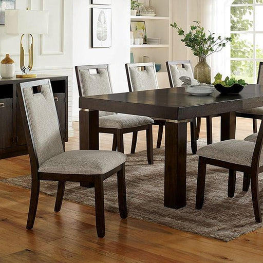 CATERINA Dining Table w/ 1 x 18" Leaf Dining Table FOA East