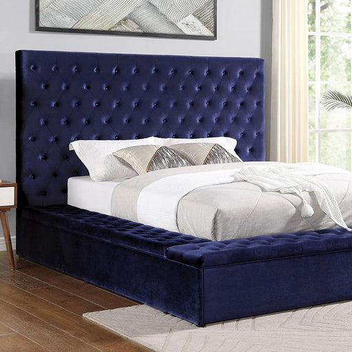 GOLATI Queen Bed, Blue Bed FOA East