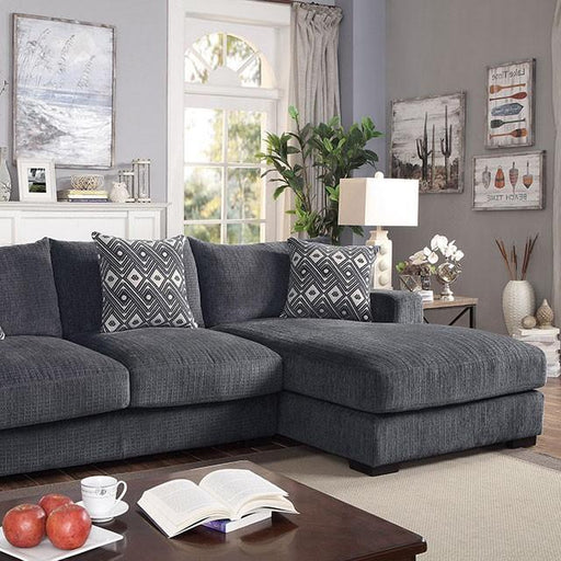 KAYLEE L-Shaped Sectional, Right Chaise Sectional FOA East
