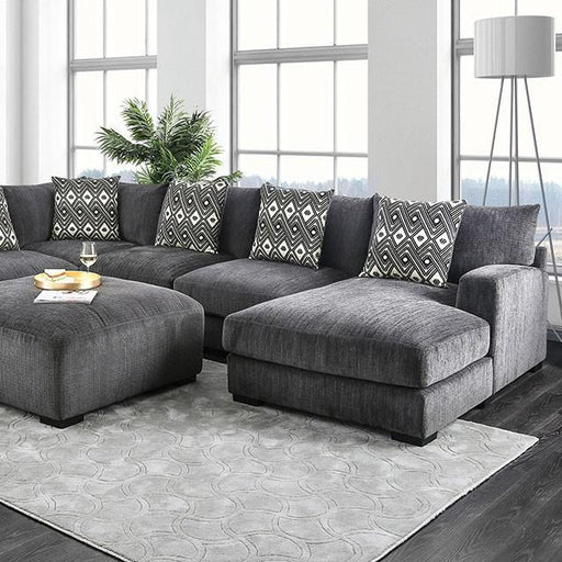 KAYLEE U-Shaped Sectional, Right Chaise Sectional FOA East