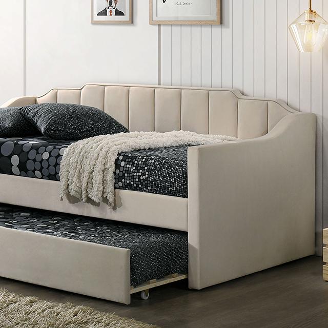 KOSMO Twin Daybed, Beige Daybed FOA East