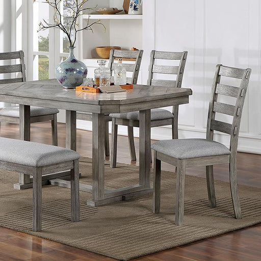 LAQUILA Dining Table, Gray Dining Table FOA East