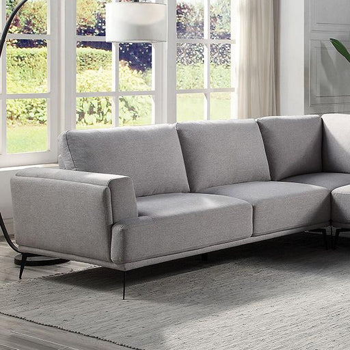 LAUFEN J-shaped Sectional, Gray Sectional FOA East
