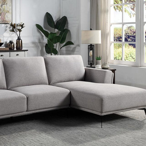LAUFEN L-shaped Sectional, Gray Sectional FOA East