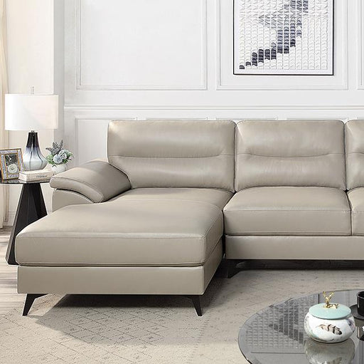 MOHLIN Sectional, Taupe Sectional FOA East