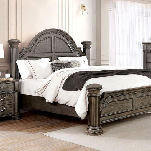 PAMPHILOS Queen Bed, Gray Bed FOA East