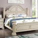 PAMPHILOS Queen Bed, White Bed FOA East