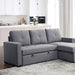 POLLY Sectional, Gray Sectional FOA East
