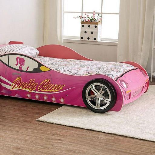 PRETTY GIRL CAR BED Twin Bed, Pink Bed FOA East