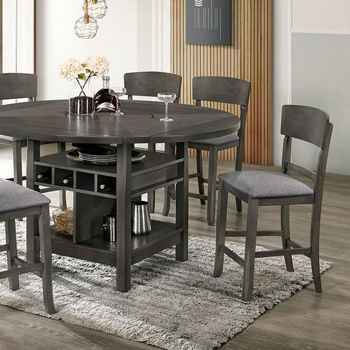 STACIE Counter Ht. Round Dining Table Counter Height Table FOA East