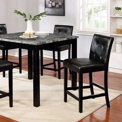 WILDROSE 5 Pc. Counter Ht. Table Set Dining Room Set FOA East