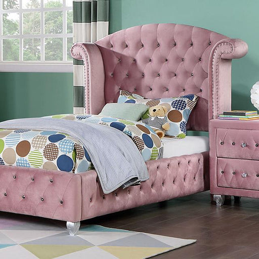 ZOHAR Twin Bed, Pink Bed FOA East
