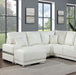 ALTHEA Sectional, White Sectional FOA East