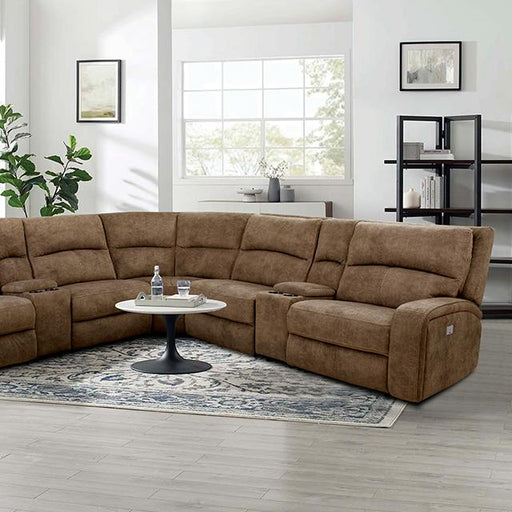 APOSTOLOS Power Sectional, Brown Sectional FOA East