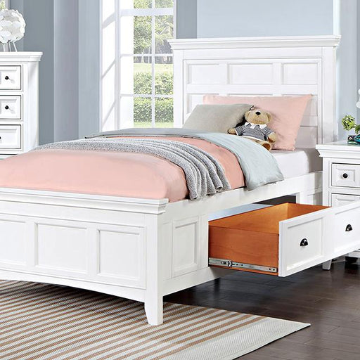 CASTILE Twin Bed, White Bed FOA East