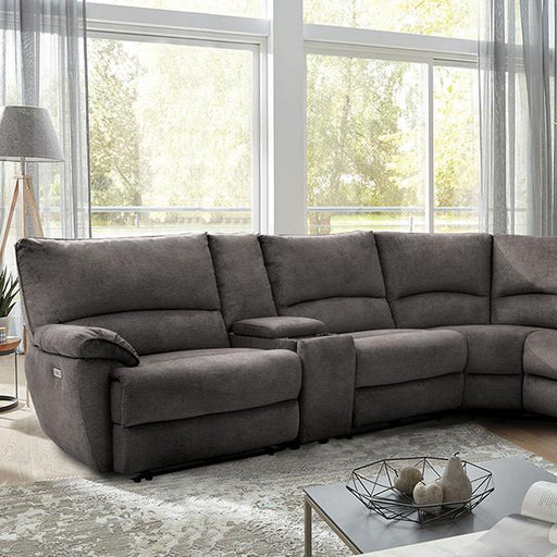 CERELIA Power Sectional, Gray Sectional FOA East