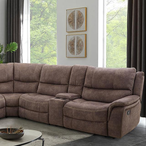 JEROMINUS Sectional, Dark Brown Sectional FOA East
