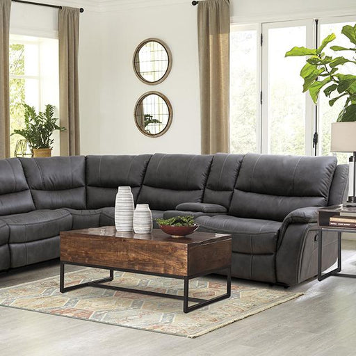 JEROMINUS Sectional, Dark Gray Sectional FOA East