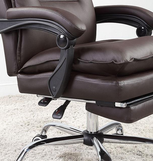 PERCE Office Chair, Brown Chair FOA East