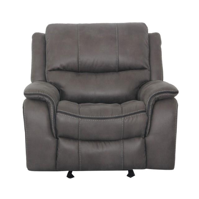 HENRICUS Glider Recliner, Dark Gray Recliner FOA East