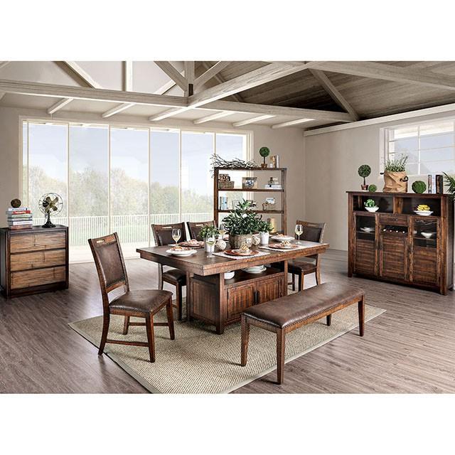 Wichita Light Walnut Dining Table Dining Table FOA East