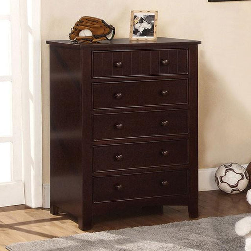 Corry Dark Walnut Chest Chest FOA East