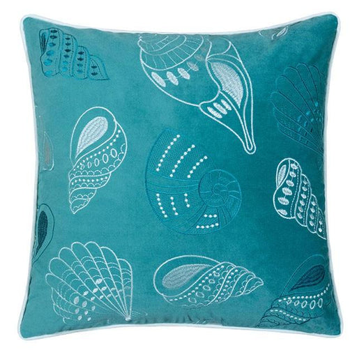 Sally Teal 20" X 20" Pillow, Teal Pillow FOA East