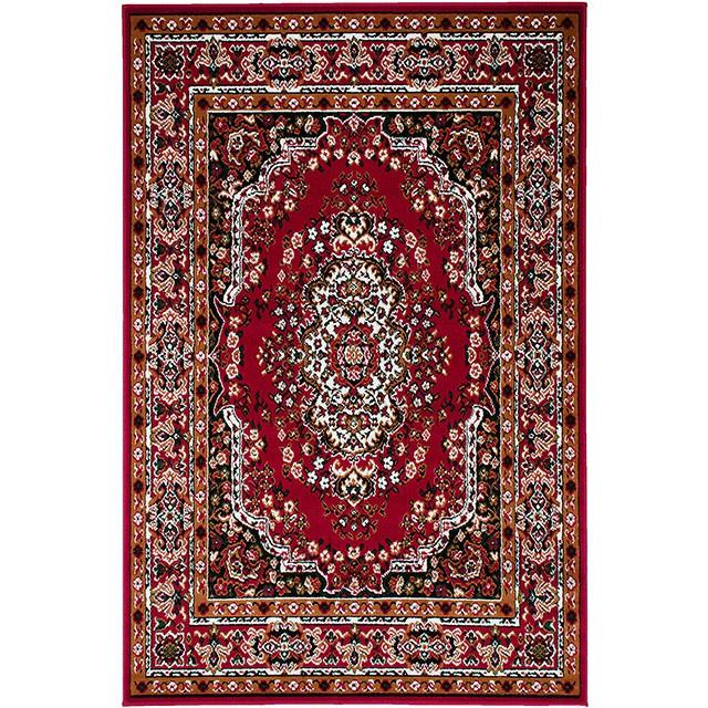 SHINTA Red 5' X 8' Area Rug Rug FOA East