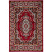 SHINTA Red 5' X 8' Area Rug Rug FOA East