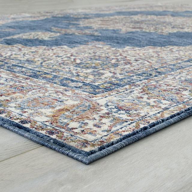 Payas Blue/Multi 5' X 7' Area Rug Rug FOA East