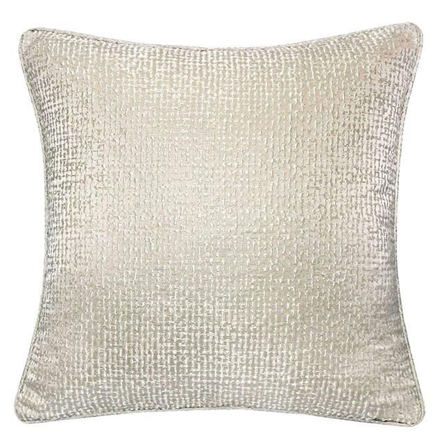 Leyla Silver 20" X 20" Pillow, Silver Pillow FOA East