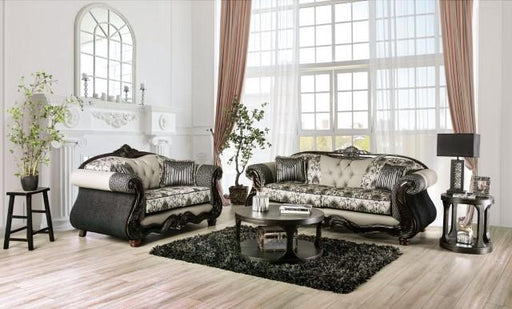 CRESPIGNANO Sofa, Black/Gray Sofa FOA East