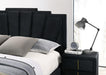 FLORIZEL Cal.King Bed, Black Bed FOA East