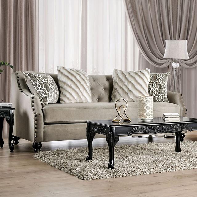 Ezrin Light Brown Sofa Sofa FOA East