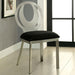 ORLA Silver/Black Side Chair (2/CTN) Dining Chair FOA East