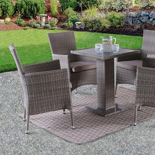 Aminta Patio Bistro Set (5PC) Outdoor Seating Set FOA East