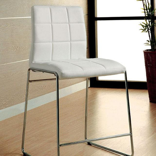 Kona II White Counter Ht. Chair Dining Chair FOA East