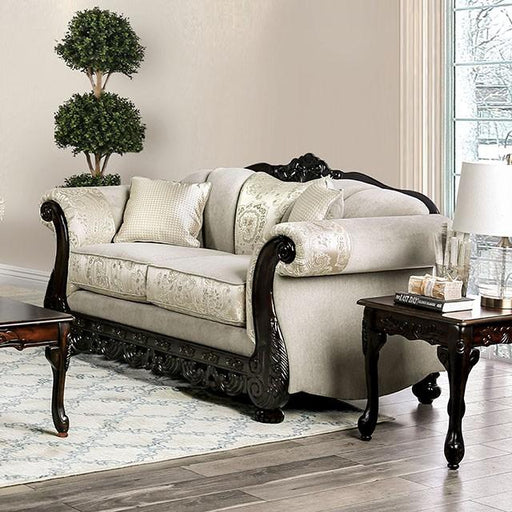 Newdale Ivory Love Seat Loveseat FOA East