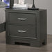 ALISON Night Stand, Dark Walnut Nightstand FOA East