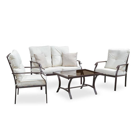 Arezzo 5 Pc. Outdoor Furniture Set Outdoor Dining Set FOA East