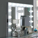 BELLADONNA Mirror w/ USB, Power, Light, Silver Mirror FOA East