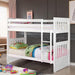 CANBERRA II White Twin/Full Bunk Bed Bunk Bed FOA East