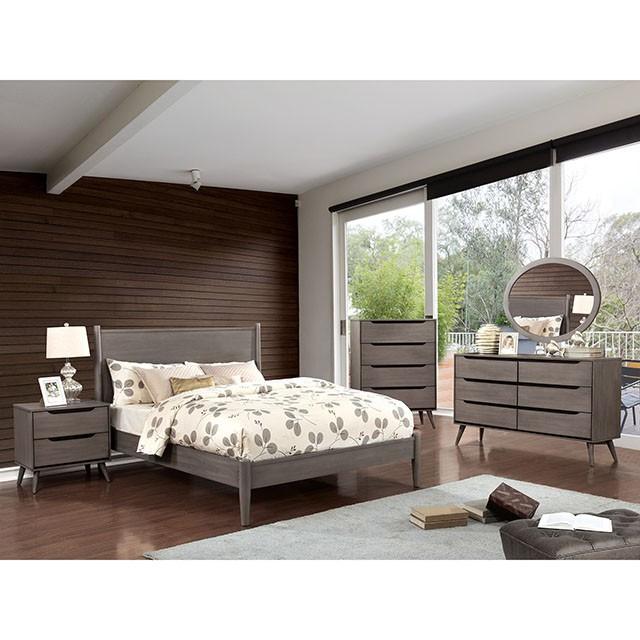 LENNART I Gray Twin Bed Bed FOA East