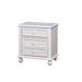 OLIVIA White Night Stand Nightstand FOA East