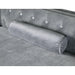 Amie Glam Gray Sectional w/Storage Sectional FOA East