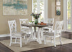 AULETTA Round Dining Table, Gray Dining Table FOA East